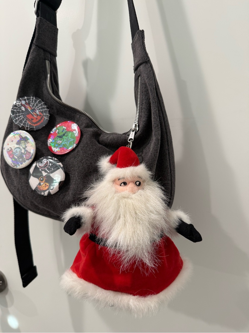 Nightmare Before Christmas Santa Clause Plush charm